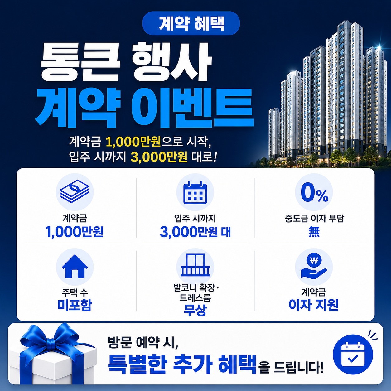 울산 두산위브 더센트럴 계약 혜택