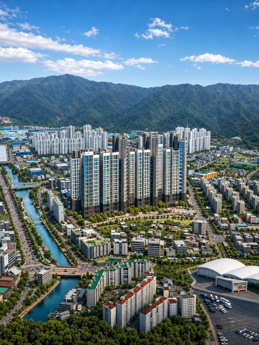 울산 두산위브 더센트럴 조감도